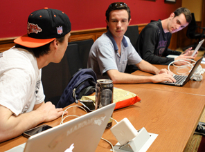 Members of the collegiate entrepreneurs organization